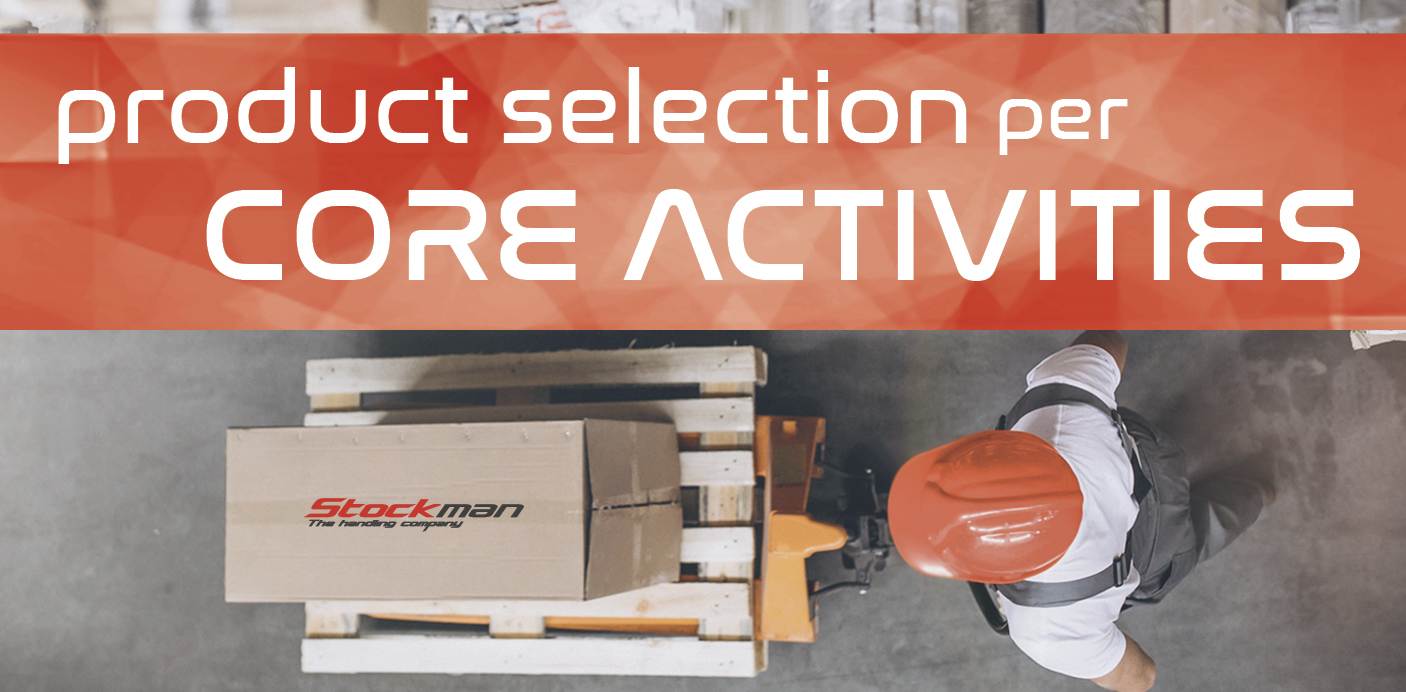 Product selection per core activities